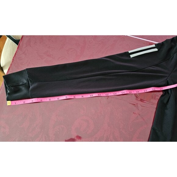 Adidas Womens Own The Run Long-Sleeve Black Shirt Sz L Running & Training - Picture 7 of 9